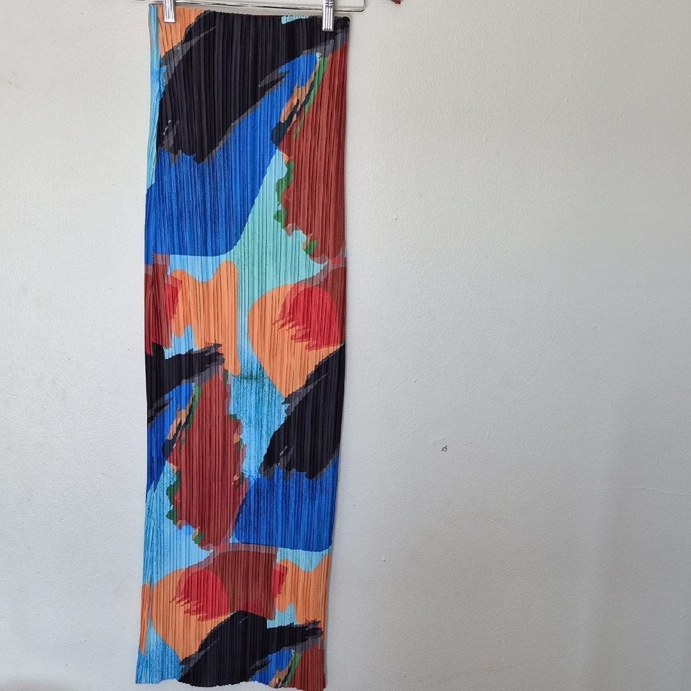 PrettyLittleThing Multicolor Abstract Pencil Skirt